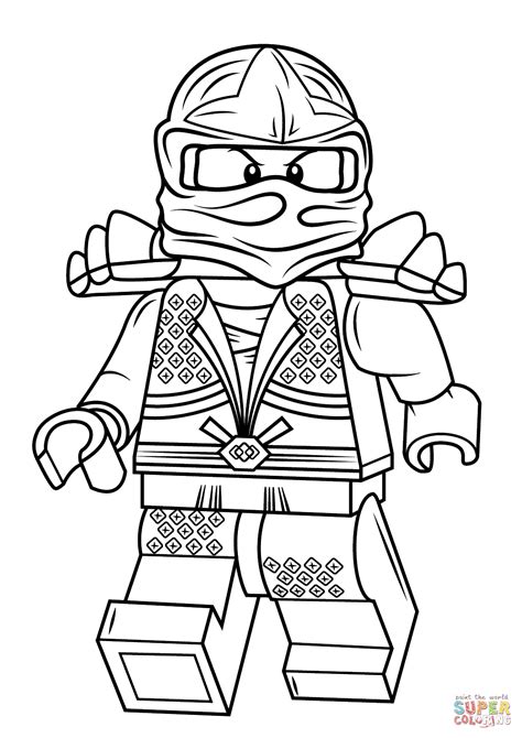 Ausmalbild: Lego Ninjago Lloyd Zx